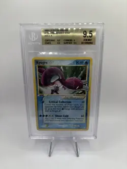 Pokemon Kyogre Gold Star EX Delta Species Ultra Rare Holo #112 BGS 9.5 - Image 1