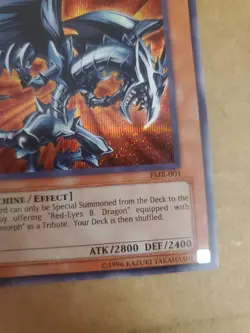 Yu-Gi-Oh TCG Prismatic Secret Rare Red-Eyes Black Metal Dragon FMR-001 - Image 4