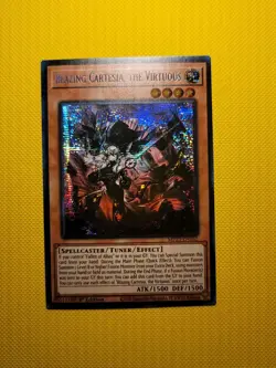 BLAZING CARTESIA, THE VIRTUOUS • MP23-EN162 • Prismatic Secret Rare • YuGiOh! - Image 1
