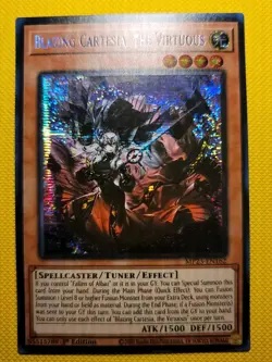 BLAZING CARTESIA, THE VIRTUOUS • MP23-EN162 • Prismatic Secret Rare • YuGiOh! - Image 2