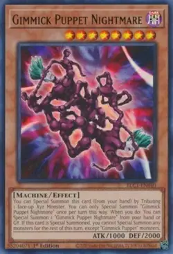 Yugioh! Gimmick Puppet Nightmare - BLC1-EN040 - Ultra Rare - 1st Edition Near Mi - Image 1