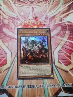 Yu-Gi-Oh Blazing Cartesia, the Virtuous BLTR-EN080 Ultra Rare 1st Edition - Image 1