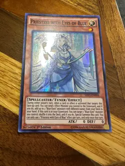 Priestess with Eyes of Blue SHVI-EN098 1st Edition Super Rare PL + BONUS - Image 1