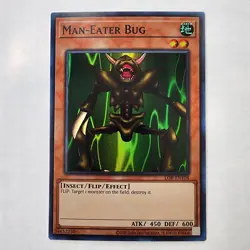 Man-Eater Bug - LOB-EN108 - NM - Super Rare - Unlimited - Yugioh - 25th - Image 1