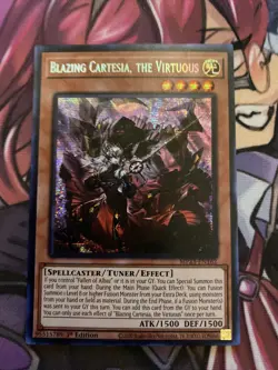 (MP23) Yugioh Blazing Cartesia, The Virtuous MP23-EN162 Prismatic 1st NM - Image 1