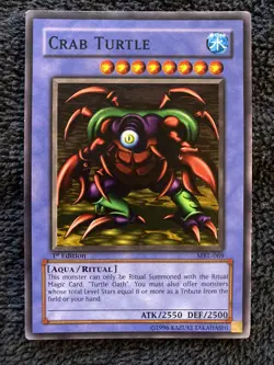 Yu-Gi-Oh! Crab Turtle Magic Ruler MRL-069 Common 1st Edition LP - Image 1
