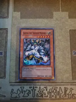 YUGIOH TCG ZABORG THE THUNDER MONARCH AST-023 SUPER 1ST EDITION VLP - Image 1