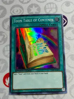 Toon Table of Contents - STP1-EN012 - Super Rare (NM) - Yugioh - Image 1