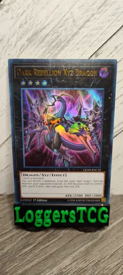 Yu-Gi-Oh! Dark Rebellion XYZ Dragon / LEDD ENC32 1st Edition MP - Image 1