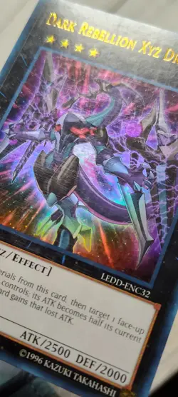 Yu-Gi-Oh! Dark Rebellion XYZ Dragon / LEDD ENC32 1st Edition MP - Image 2