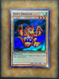 Yugioh Baby Dragon LCJW-EN006 Super Rare 1st Ed NM - Image 1