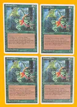 MTG ERHNAM DJINN (x4) Chronicles (OldManMTG 010-635) - Image 1
