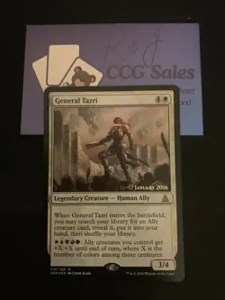 1x General Tazri - Foil - Prerelease Promo Light Play, English Prerelease Promos - Image 1