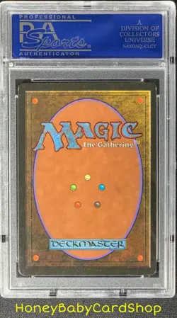 MTG Limited Edition Beta 1993 Consecrate Land PSA 8 NM/MT Old School 93/94 - Image 2