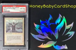 MTG Limited Edition Beta 1993 Consecrate Land PSA 8 NM/MT Old School 93/94 - Image 4