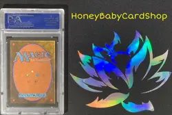 MTG Limited Edition Beta 1993 Consecrate Land PSA 8 NM/MT Old School 93/94 - Image 5