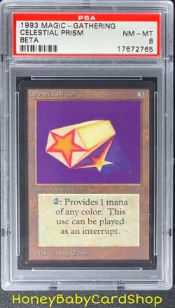 MTG Limited Edition Beta 1993 Celestial Prism PSA 8 NM/MT Old School 93/94 - Image 1
