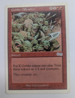 Magic Mtg Anthologies Goblin Offensive moderately played - Image 1