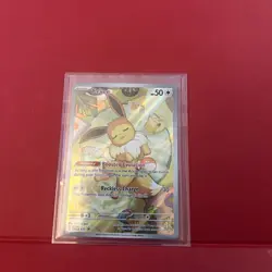 2025 Pokemon Prismatic Evolution #173 Eevee Black Star Promo NM - Image 2