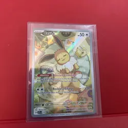 2025 Pokemon Prismatic Evolution #173 Eevee Black Star Promo NM - Image 3