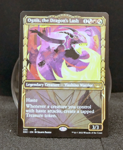 MTG Ognis, the Dragon's Lash (Showcase) - Streets of New Capenna - Near Mint (NM - Image 1