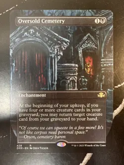 Oversold Cemetery Borderless (428) - MTG DMR - M/NM Unplayed FAST2SHIP!! - Image 1