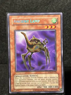 Yu-Gi-Oh! TCG Ancient Lamp Secret Rare RP01-EN100 Retro Pack - Image 1