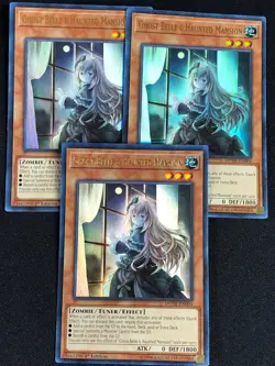 YUGIOH GHOST BELLE & HAUNTED MANSION DUDE-EN004 1ST ULTRA X3 NM - Image 1