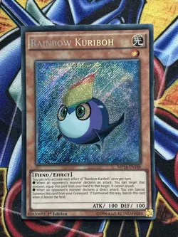Rainbow Kuriboh MP14-EN188 Secret Rare 1st Edition Yu-Gi-Oh Card - Image 1
