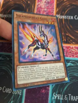 Yugioh Salamangreat Gazelle SDSB-EN003 Super Rare 1st Edition Near Mint - Image 2