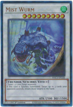 Yu-Gi-Oh! Mist Wurm (NM) 1st edition Ultra Rare HAC1-EN166 - Image 1