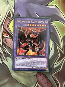 RA02-EN022 Masquerade The Blazing Dragon Ultra Rare 1st Edition NM Yugioh Card - Image 1