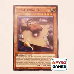 Retaliating "C" - Yu-Gi-Oh! - MP16-EN076 - Common (Excellent Condition) - 1st... - Image 1