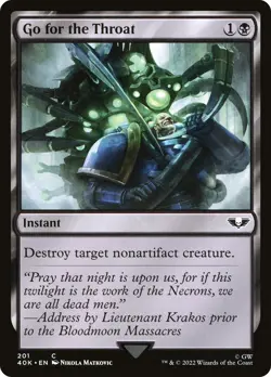 🧙Go For The Throat C 201 40K MTG - Image 1