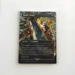 BORDERLESS NON-FOIL Buster Sword 0351 Magic The Gathering Final Fantasy NM/M - Image 1