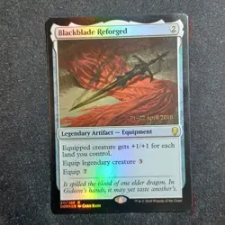 Blackblade Reforged - FOIL Prerelease - Dominaria (Magic/MTG) - Image 1