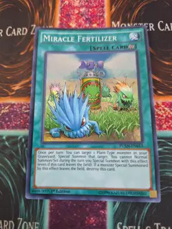 Yugioh Miracle Fertilizer FUEN-EN053 Super Rare 1st Edition Near Mint - Image 1