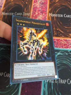 Yugioh Salamangreat Miragestallio SDSB-EN042 Ultra Rare 1st Edition Near Mint - Image 2