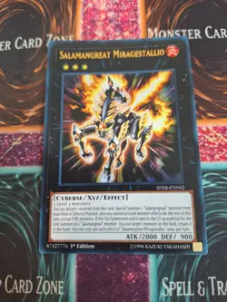 Yugioh Salamangreat Miragestallio SDSB-EN042 Ultra Rare 1st Edition Near Mint - Image 1