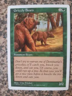 MTG - 1 x Grizzly Bears - 5th Edition - Image 1
