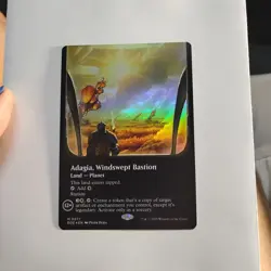 ADAGIA, WINDSWEPT BASTION BORDERLESS Edge Of Eternities Magic Foil NM/MINT - Image 3