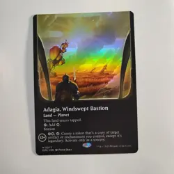 ADAGIA, WINDSWEPT BASTION BORDERLESS Edge Of Eternities Magic Foil NM/MINT - Image 4