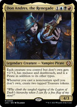 Don Andres, the Renegade #6 | NM | LCC Magic MTG - Image 1