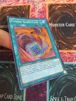 Yugioh Fusion Substitute FUEN-EN041 Super Rare 1st Edition Near Mint - Image 2