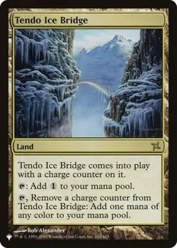 MTG Betrayers of Kamigawa - Tendo Ice Bridge [The List] - Image 1