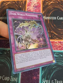 Yugioh Dark World Punishment SR13-EN033 Super Rare 1st Edition Near Mint - Image 2