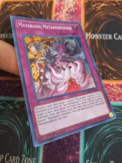 Yugioh Mayakashi Metamorphosis HISU-EN039 Super Rare 1st Edition Near Mint - Image 2