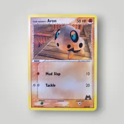 Pokemon Card Magma's Aron (EX Magma VS Aqua) 58/95 EXCELLENT Non-Holo Common TCG - Image 1