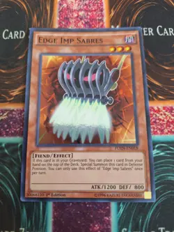 Yugioh Edge Imp Sabres FUEN-EN018 Super Rare 1st Edition Near Mint - Image 1
