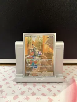 FROM UK Mimikyu SVP075 Illustration Rare Paldean Fates Promo Pokemon Card NM - Image 1